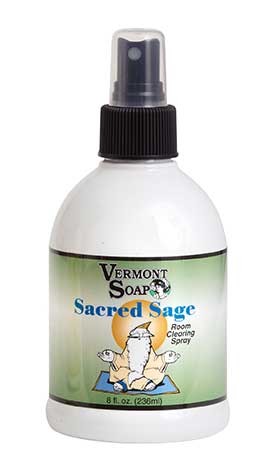 Aromatherapy Tip - The Sacred Sage Room Spray from Vermont Soap is perfect for energizing your home.